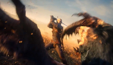 ТВ-реклама The Witcher 3: Wild Hunt - бой с грифоном
