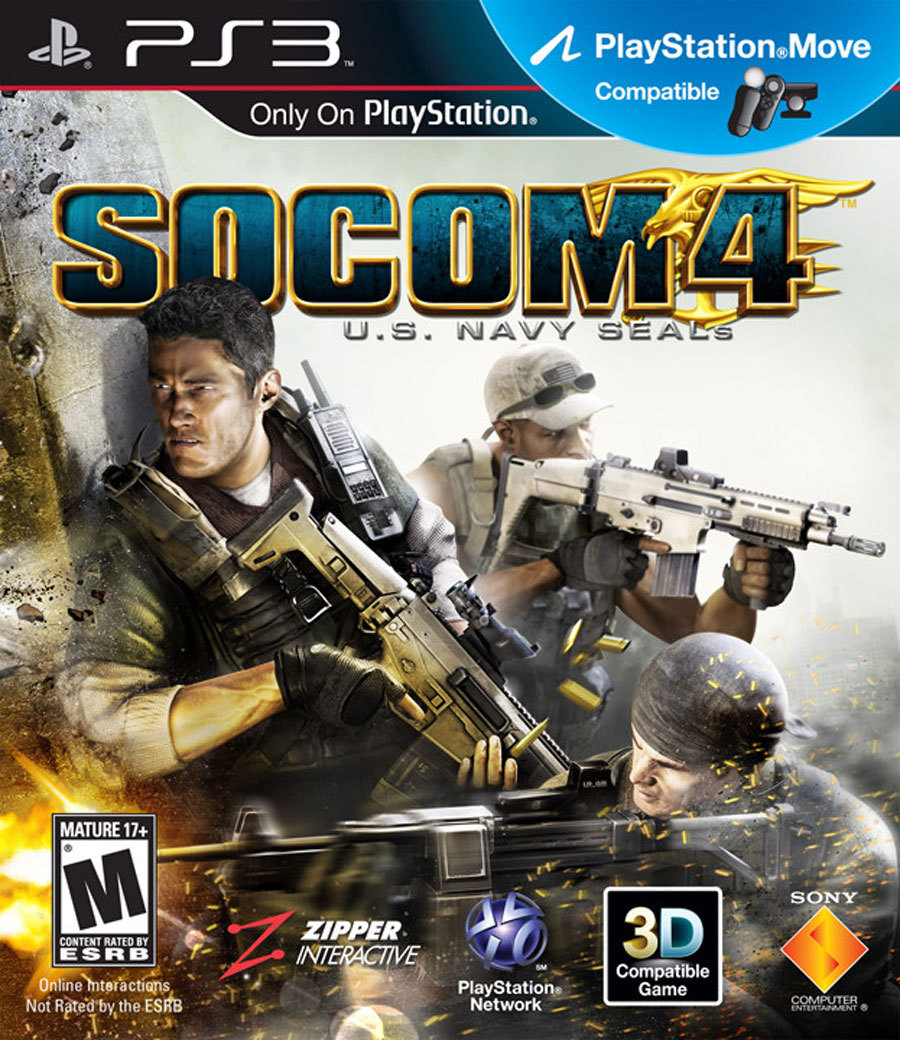 SOCOM 4: U.S. Navy SEALs : Скриншоты и бокс-арт проекта SOCOM 4: U.S. Navy  SEALs SOCOM 4: US Navy SEALs бокс-арт