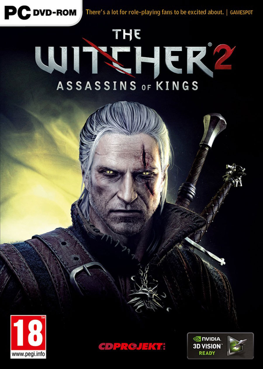 The Witcher 2: Assassins of Kings : О внешности Геральта в The Witcher 2  The Witcher 2: Assassins of Kings бокс-арт