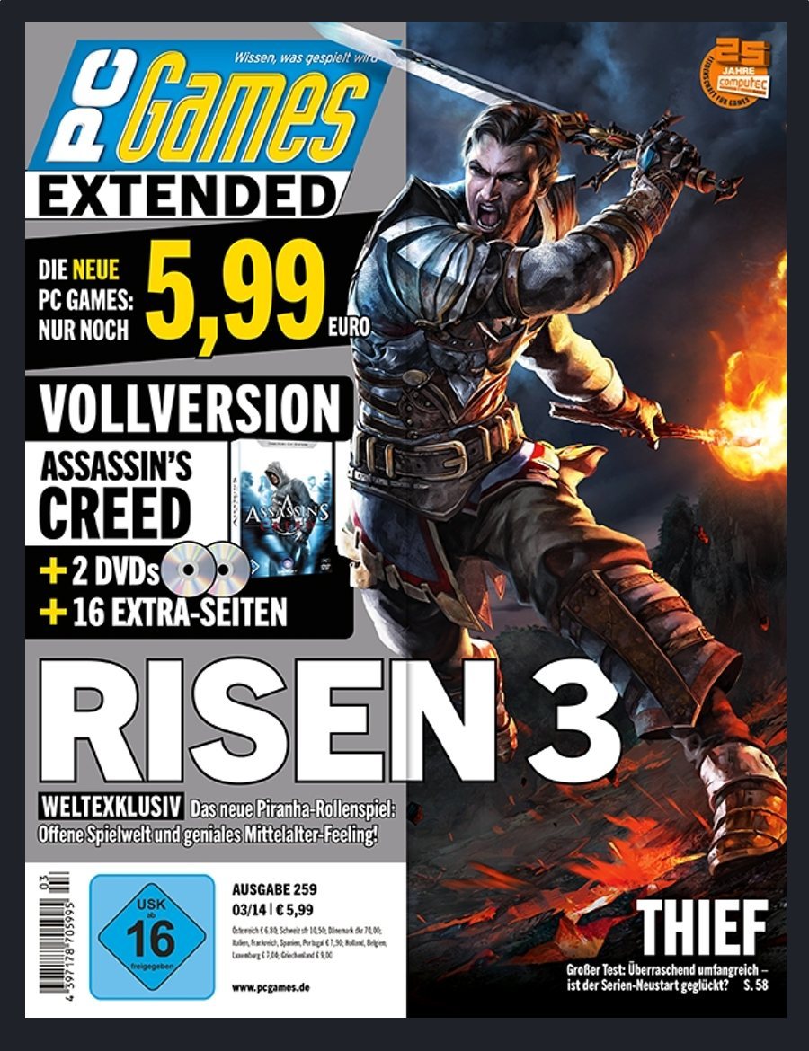 Risen 3: Titan Lords : Немецкий игровой журнал PC Games опубликовал  информацию о Risen 3: Titan Lords Risen 3: Titan Lords