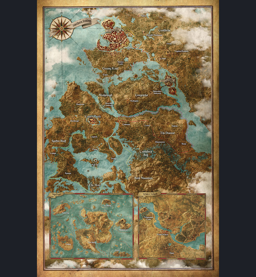 The witcher 3 map world фото 111