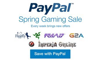 Игровая распродажа в PayPal