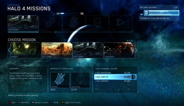 Видео Halo: The Master Chief Collection - списки лидеров