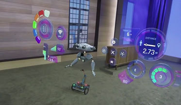 Демонстрация Hololens - Build 2015 - робот