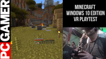 Геймплей Minecraft: Windows 10 Edition в ВР