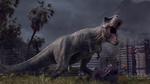 Видео Jurassic World Evolution о создании тираннозавра