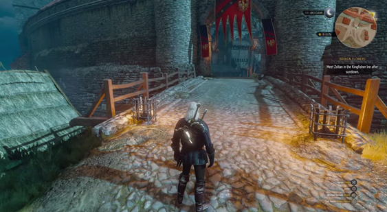 Геймплей The Witcher 3: Wild Hunt с PS4 - локации и особенности