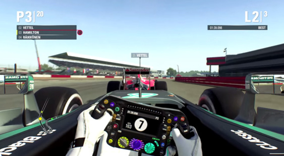 Геймплей F1 2015 - Silverstone