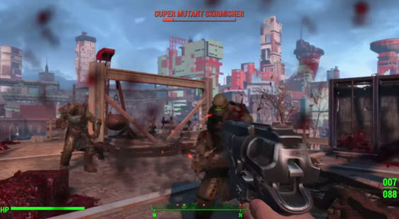 Трейлер сражений Fallout 4 с E3 2015 (хорошее качество)