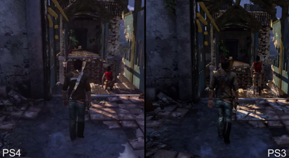 Видео сравнения Uncharted: The Nathan Drake Collection - PS4 vs PS3 - геймплей