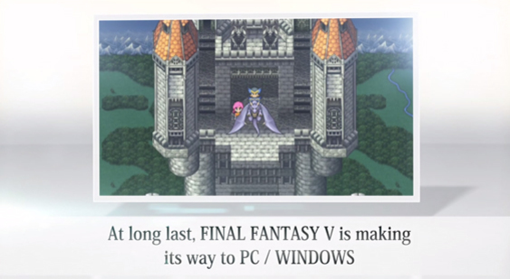 Трейлер анонса Final Fantasy 5 для PC