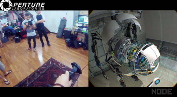  Видео ВР-технодемки Aperture Robot Repair от Valve