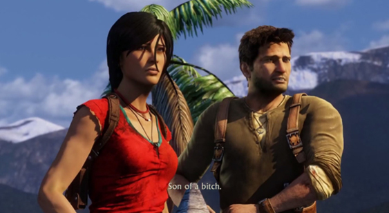 Геймплей Uncharted 2: Among Thieves с PS4 - демоверсия