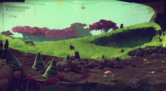 Демонстрация одной звездной системы No Man's Sky