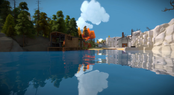 Второй видеоскриншот The Witness - берег