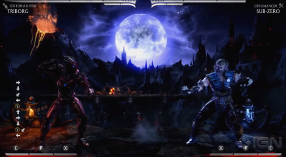 Геймплей Mortal Kombat X - вариации Tri-Borg