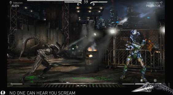 Геймплей Mortal Kombat X - Alien vs Predator