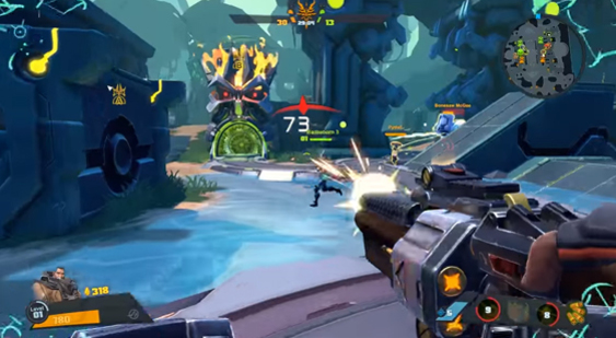 Геймплей Battleborn - Ghalt