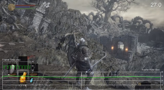 Видео Dark Souls 3 - анализ производительности на Xbox One