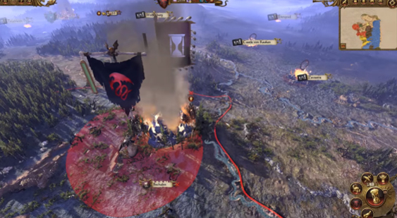 Видео Total War: Warhammer - кампания за Графов Вампиров