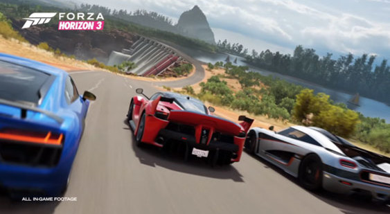 Трейлер анонса Forza Horizon 3 - E3 2016