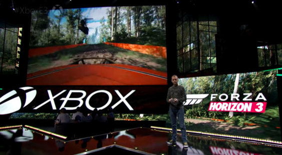 Запись геймплея Forza Horizon 3 с пресс-конференции Xbox на E3 2016