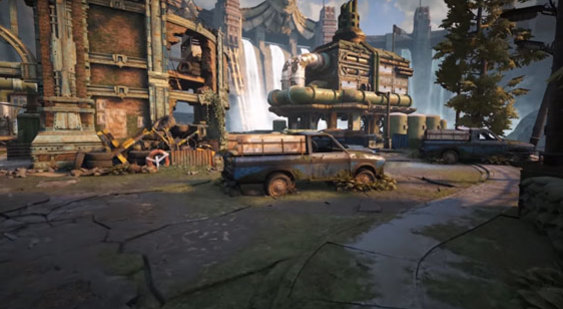 Видео Gears of War 4 - мультиплеерная карта Dam