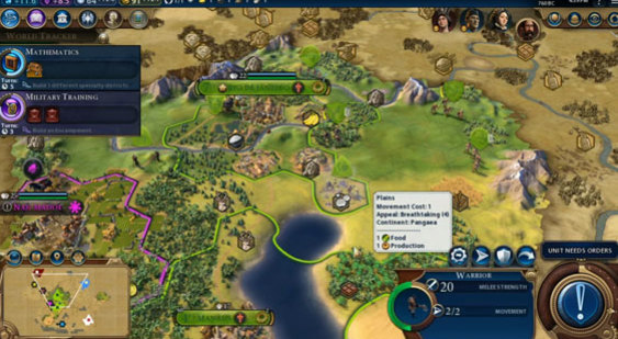 Много геймплея Sid Meier’s Civilization 6 за Бразилию
