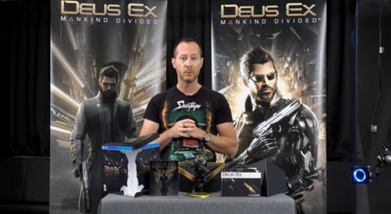 Видео Deus Ex: Mankind Divided - распаковка коллекционного издания