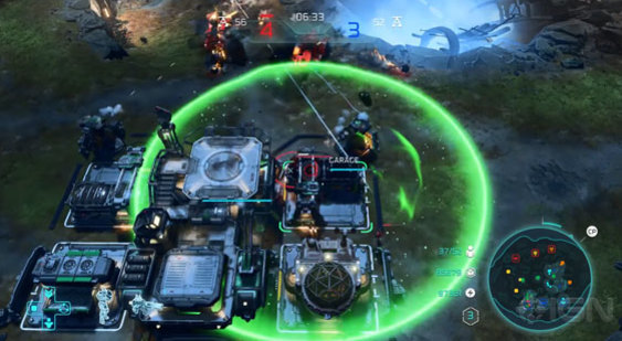 Геймплей Halo Wars 2 на карте Rift за UNSC