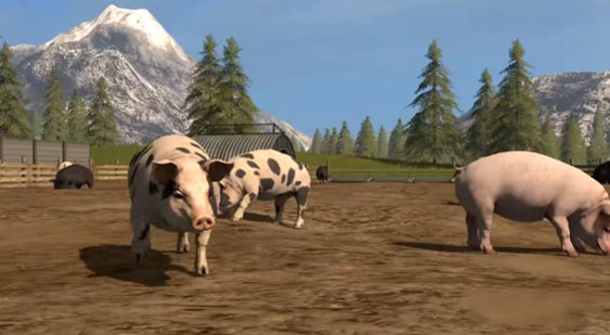 Геймплейный трейлер Farming Simulator 17 - разведение животных