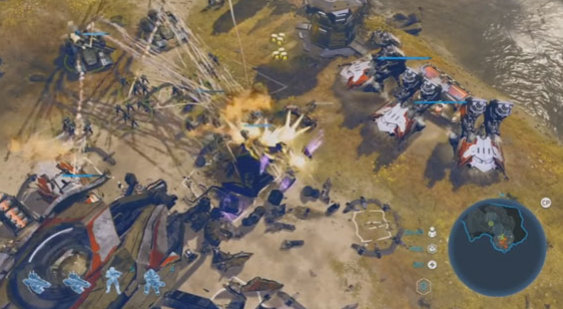 Геймплей Halo Wars 2 - первая миссия кампании