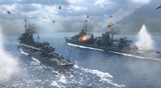 Реклама World of Warships - немецкие эсминцы