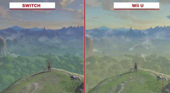 Видео The Legend of Zelda: Breath of the Wild - сравнение Wii U (E3 2016) и Switch