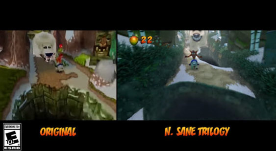 Ролик Crash Bandicoot N. Sane Trilogy - медвежья трансформация