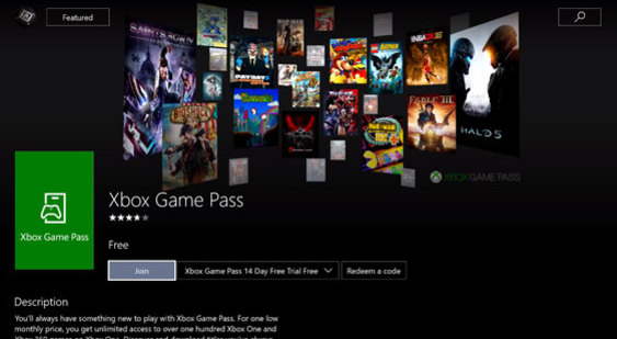 Видео о подписке Xbox Game Pass