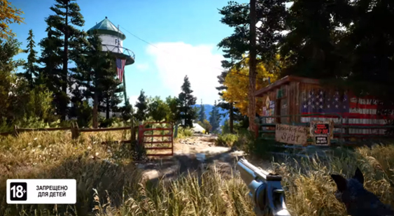 Геймплей Far Cry 5 - Освобождение Фоллс Энд - E3 2017 (русские субтитры)