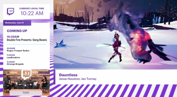 Видео Dauntless геймплей и интервью с E3 2017