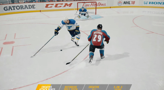 Видео NHL 18 - улучшения геймплея (русские субтитры)