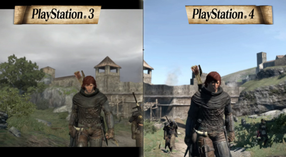 Ролик Dragon's Dogma: Dark Arisen - сравнение персонажей на PS4 и PS3