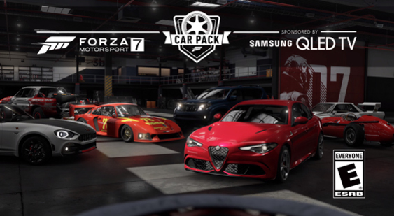 Видео Forza Motorsport 7 - набор Samsung QLED TV Car Pack