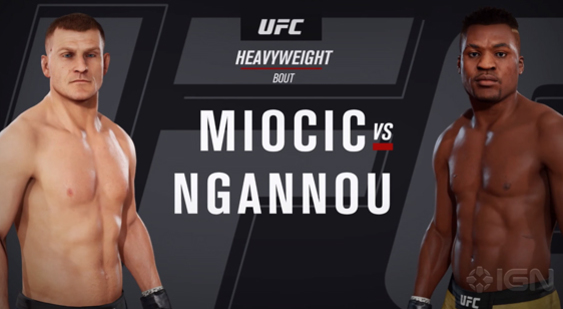 Геймплей EA Sports UFC 3 - Stipe Miocic vs Francis Ngannou