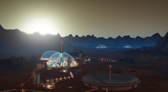 Видеодневник разработчиков Surviving Mars - поверхность Марса