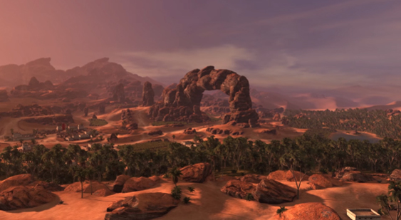 Видео Total War: Arena - обзор карты Оазис