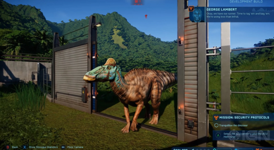 20 минут геймплея Jurassic World Evolution - начало игры