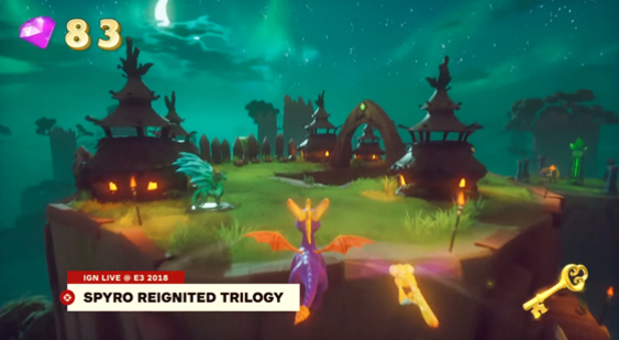Геймплей Spyro Reignited Trilogy с E3 2018