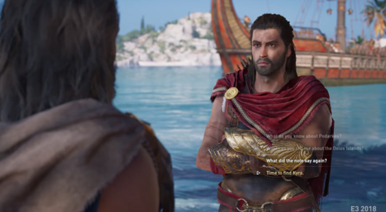 20 минут геймплея демоверсии Assassin’s Creed Odyssey с E3 2018