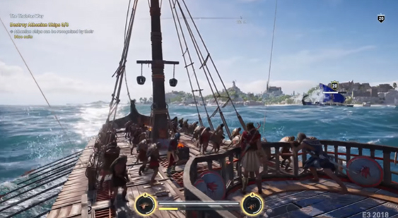 Геймплей Assassin’s Creed Odyssey - морские сражения - E3 2018